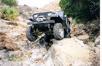 Wrangler on the rock