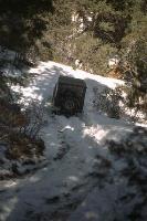 Paul working the snow on Texas Creek